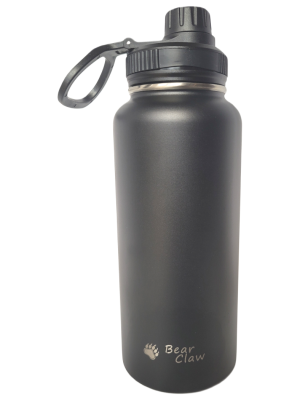Black Double Walled Water Bottle
