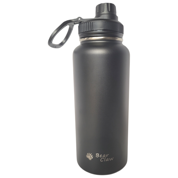 Black Double Walled Water Bottle